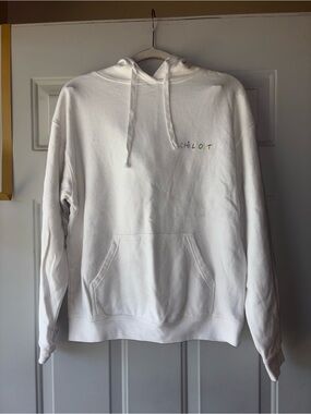 Maison Labiche Paris white Chill Out hoodie size S